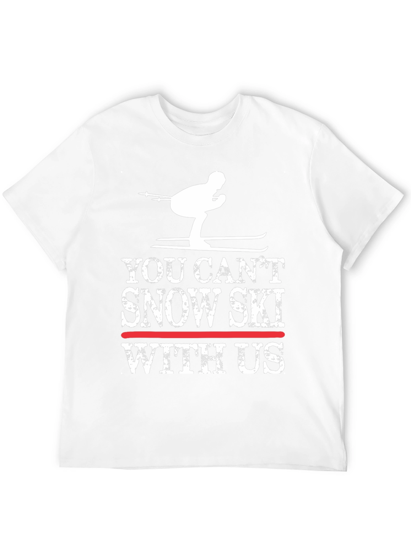 Funny Snow Skiing T-Shirt