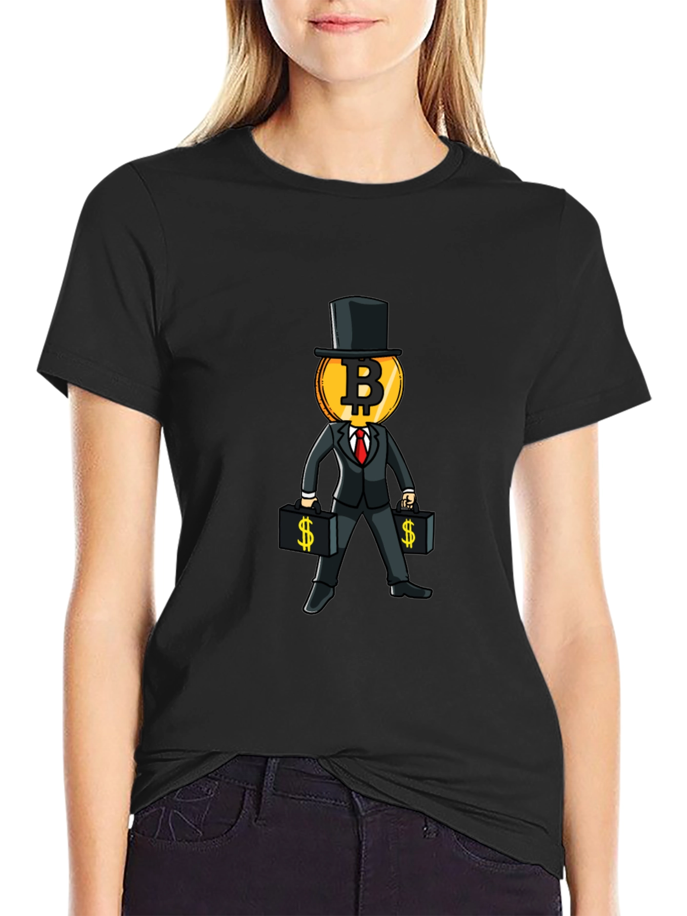 Bitcoin Mogul Graphic T-Shirt - Crypto Investor Tee