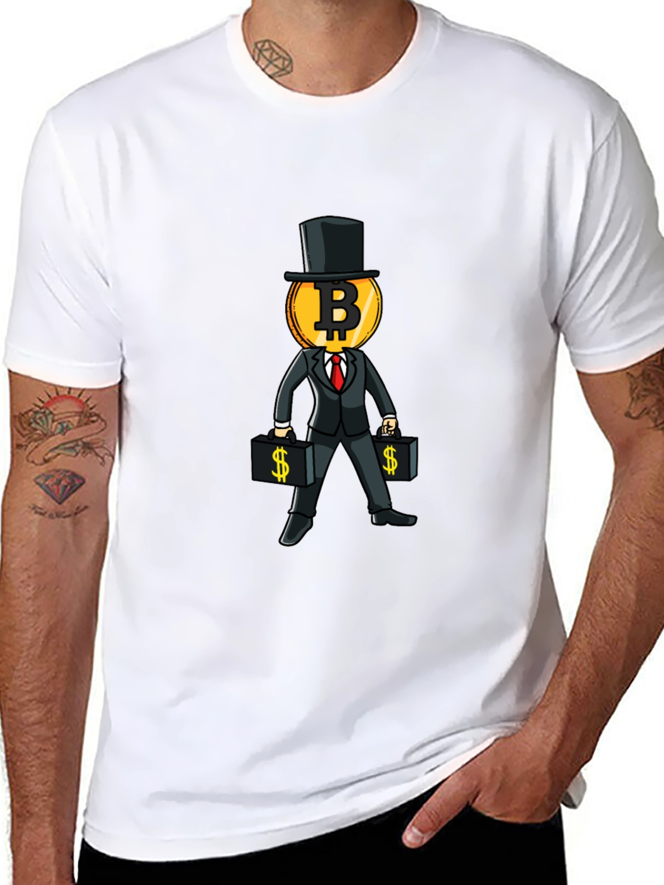 Bitcoin Mogul Graphic T-Shirt - Crypto Investor Tee