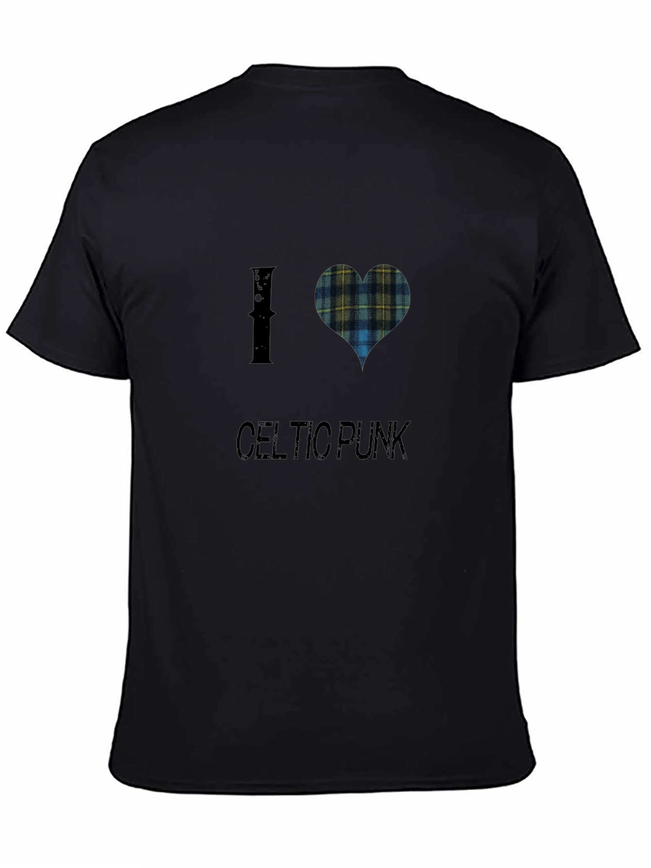I Love Celtic Punk T-Shirt - Black