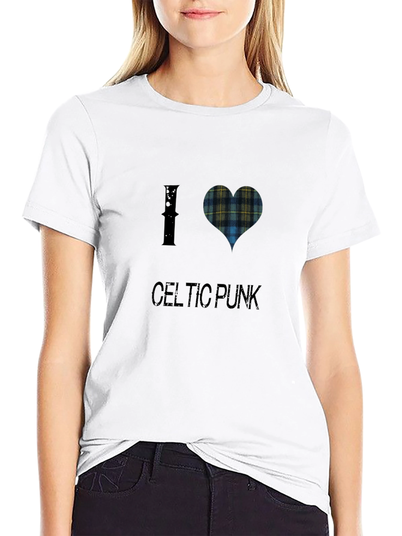 I Love Celtic Punk T-Shirt - Black