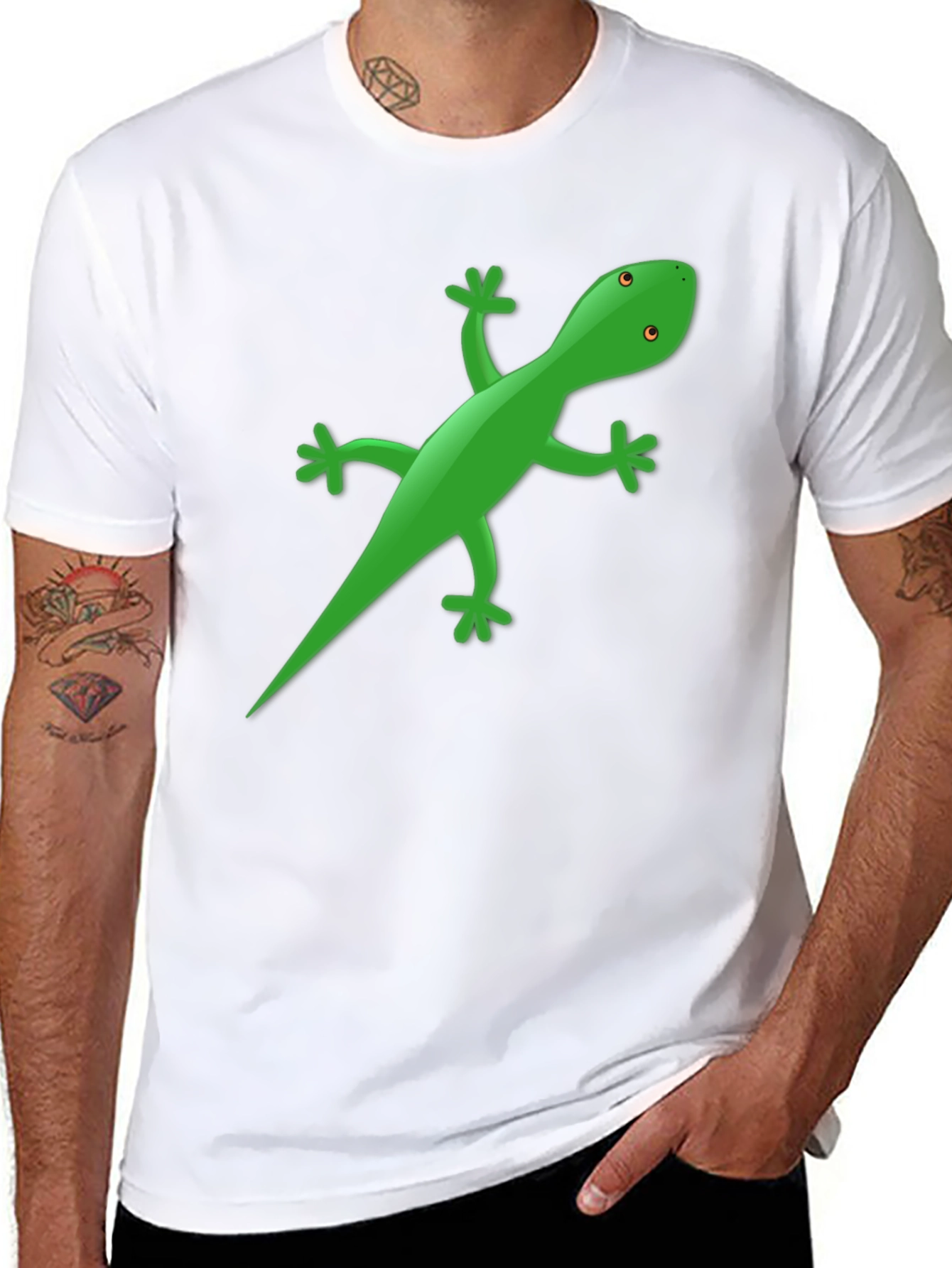 Gecko Graphic Tee - Cool Casual Style