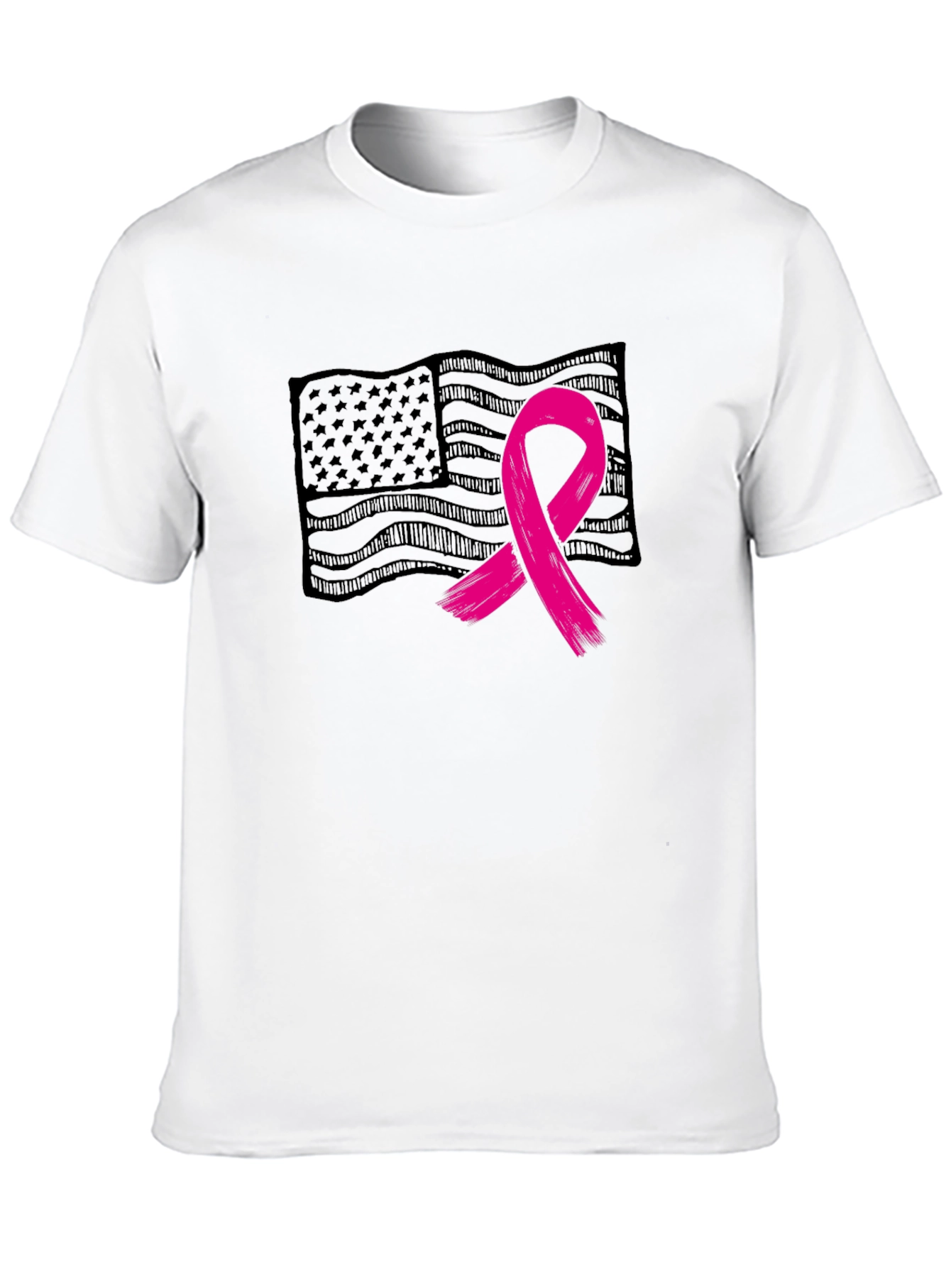 Awareness Ribbon Flag T-Shirt