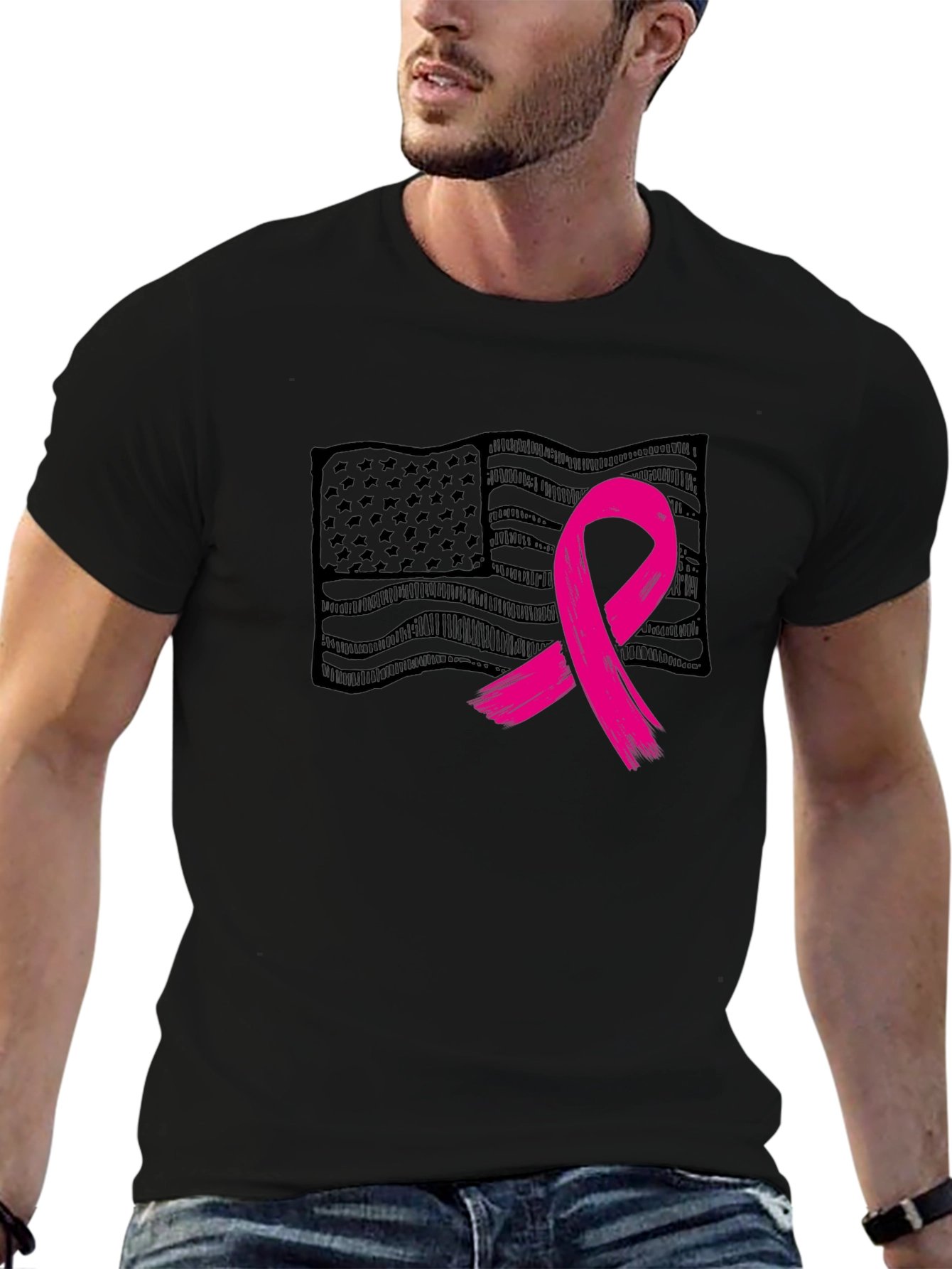 Awareness Ribbon Flag T-Shirt
