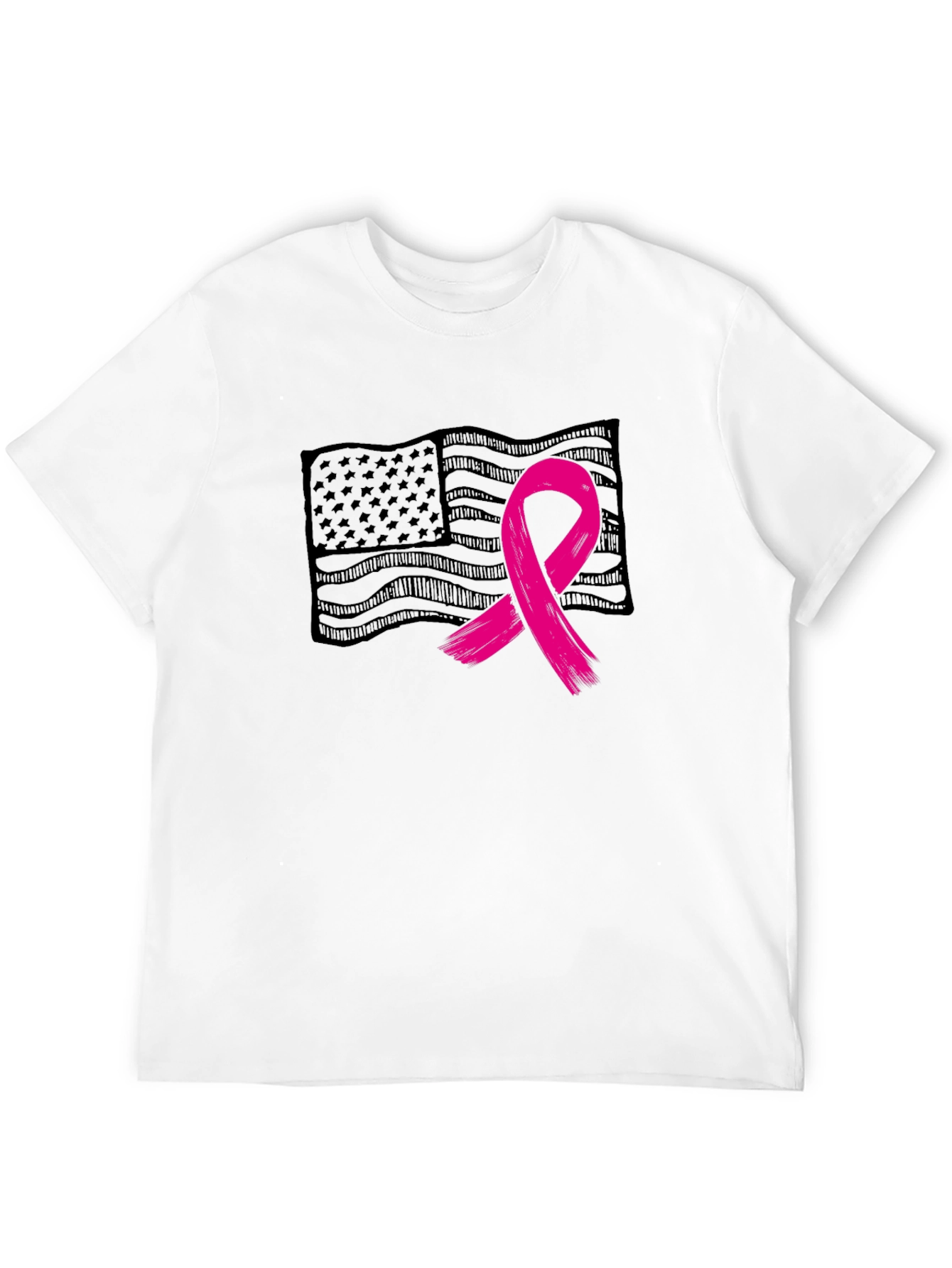 Awareness Ribbon Flag T-Shirt
