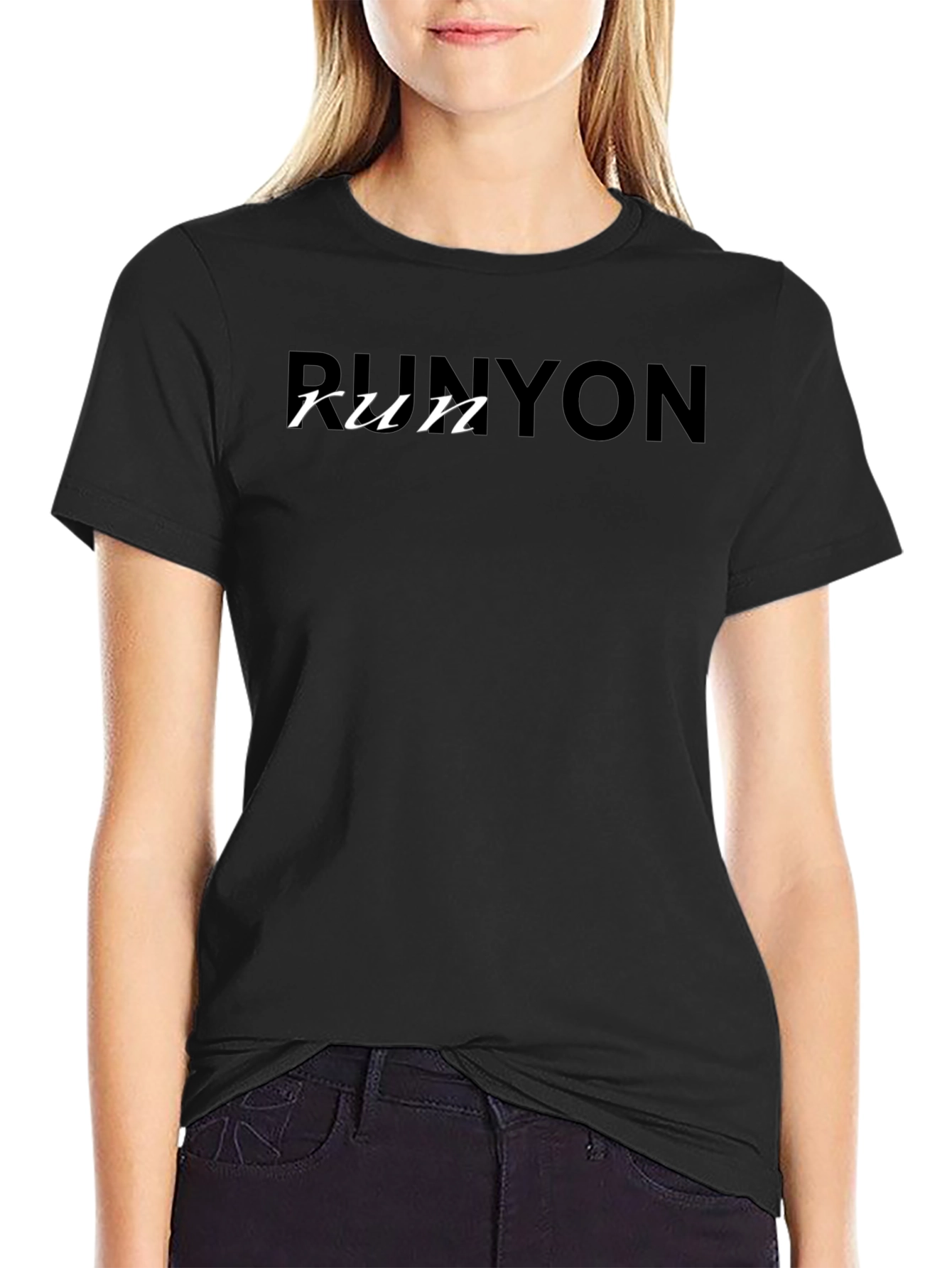 Runyon Run Black T-Shirt
