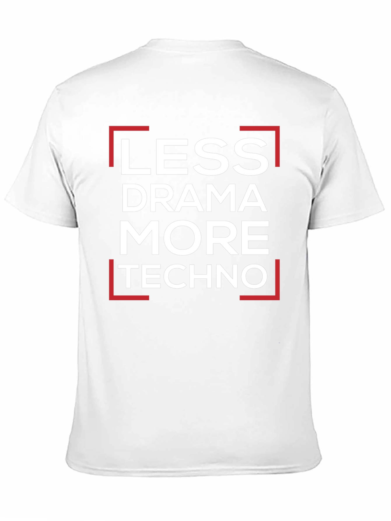 Less Drama More Techno Graphic Tee