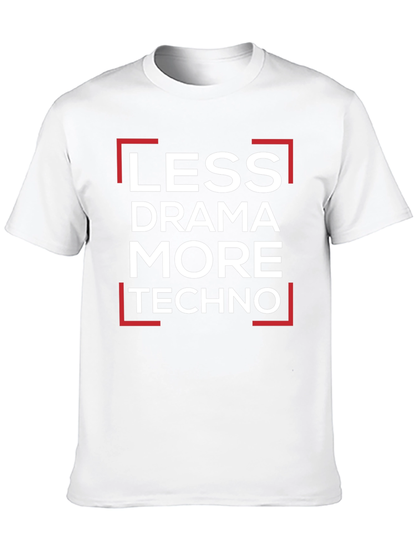 Less Drama More Techno Graphic Tee