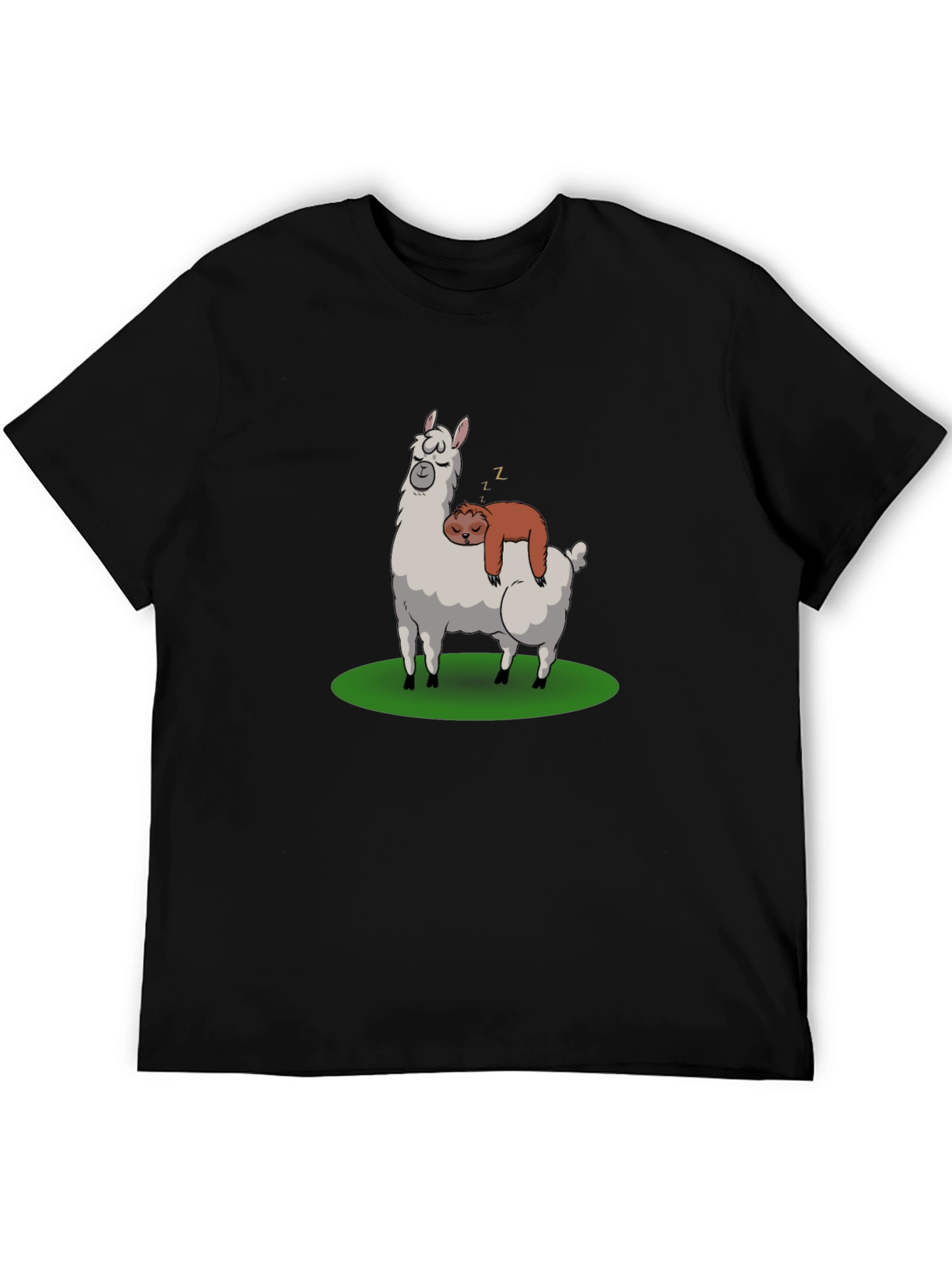 Llama and Sloth Nap T-Shirt