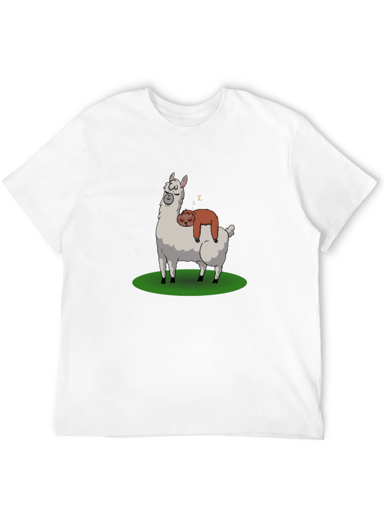 Llama and Sloth Nap T-Shirt