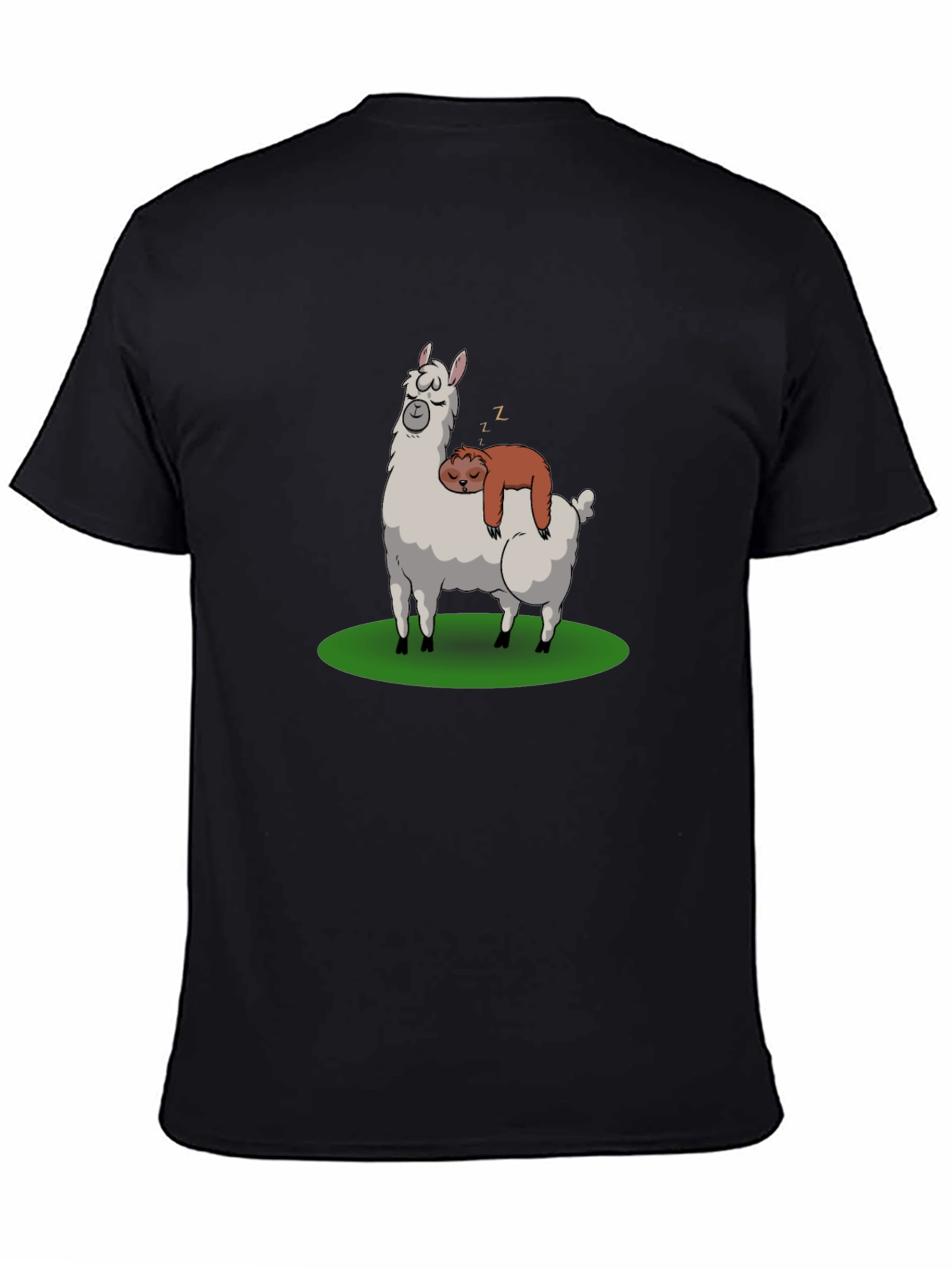 Llama and Sloth Nap T-Shirt