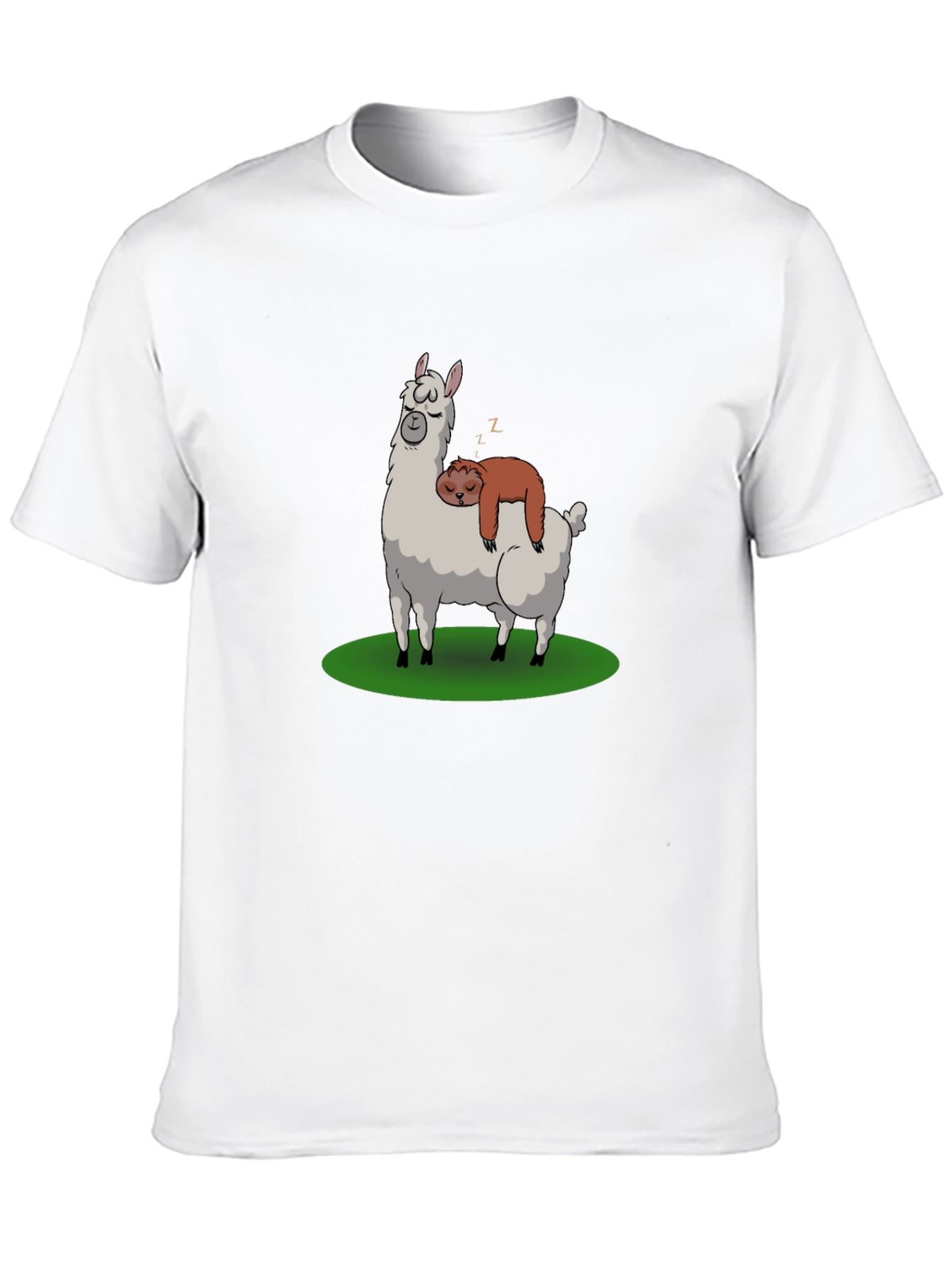 Llama and Sloth Nap T-Shirt