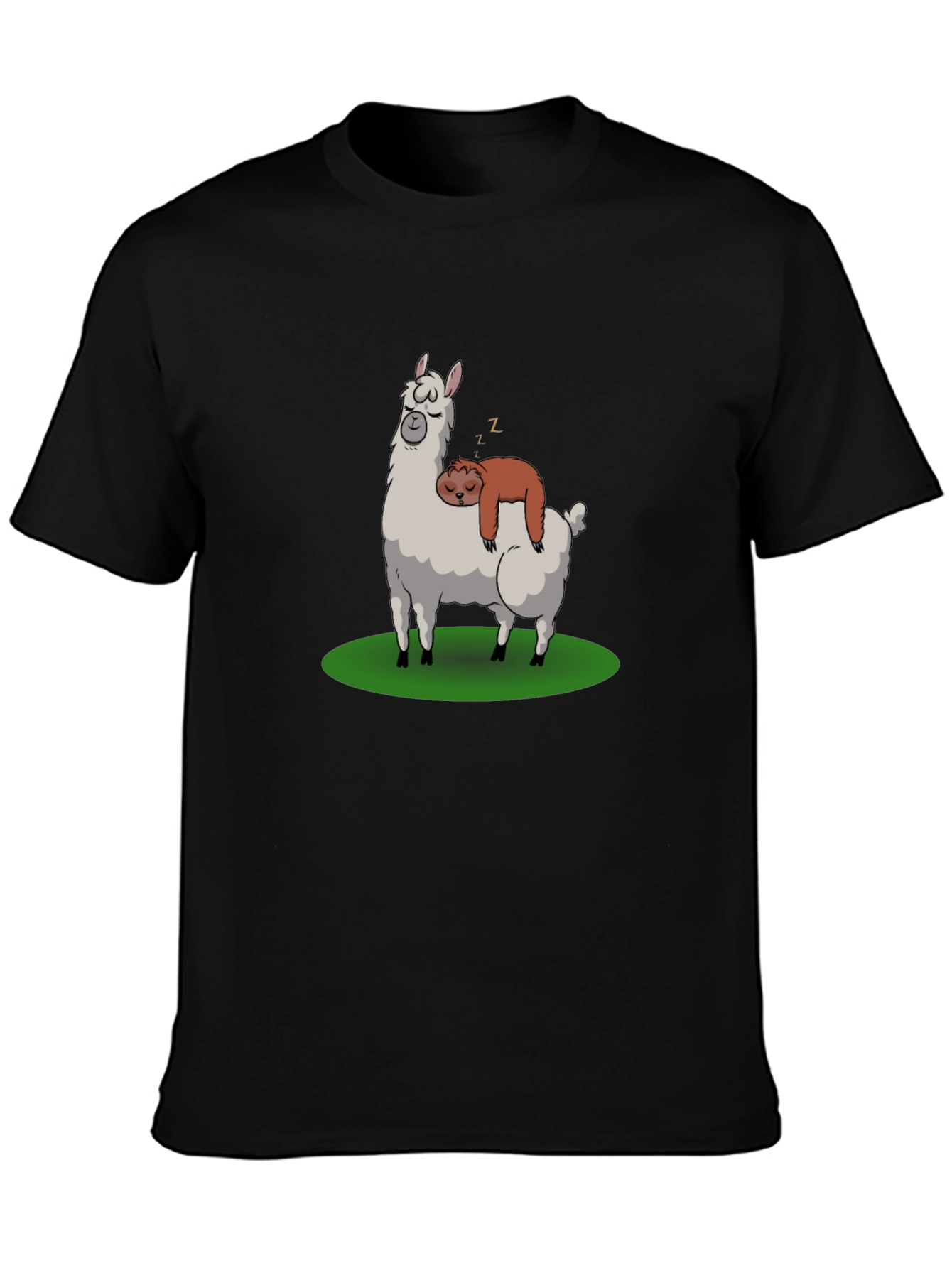 Llama and Sloth Nap T-Shirt