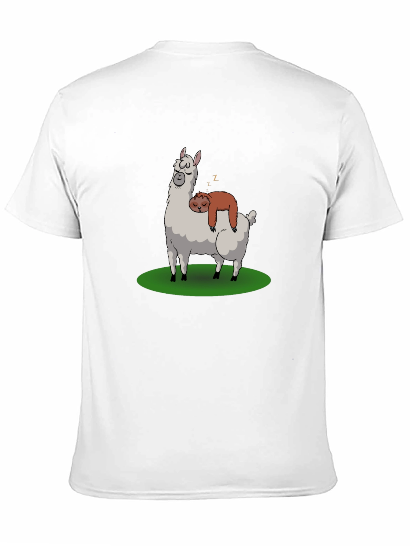 Llama and Sloth Nap T-Shirt