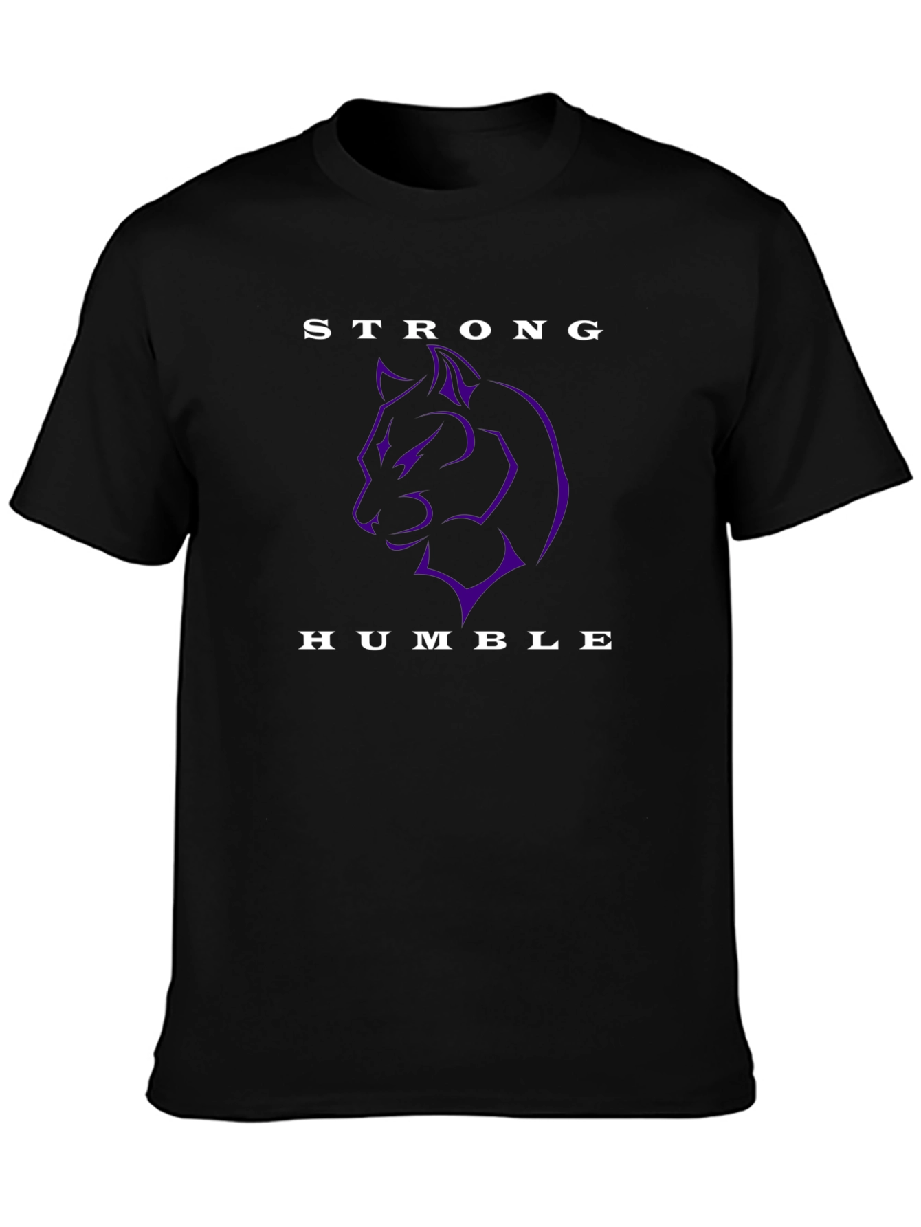 Strong Humble T-Shirt - Athletic Fit Quality Cotton
