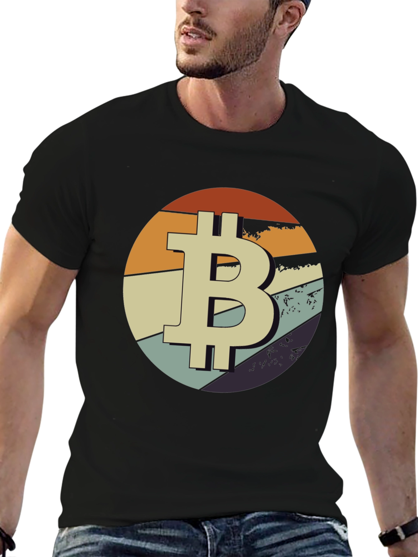 Bitcoin Retro T-Shirt - Crypto Currency Tee