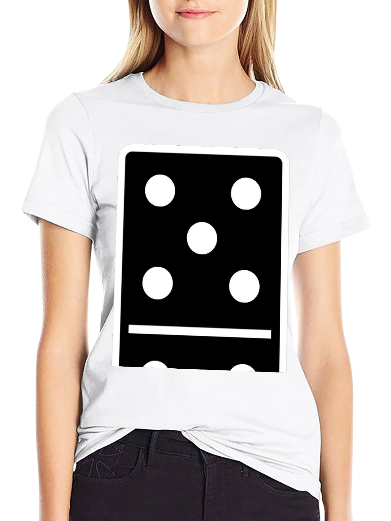 Domino Five T-Shirt - Classic Black