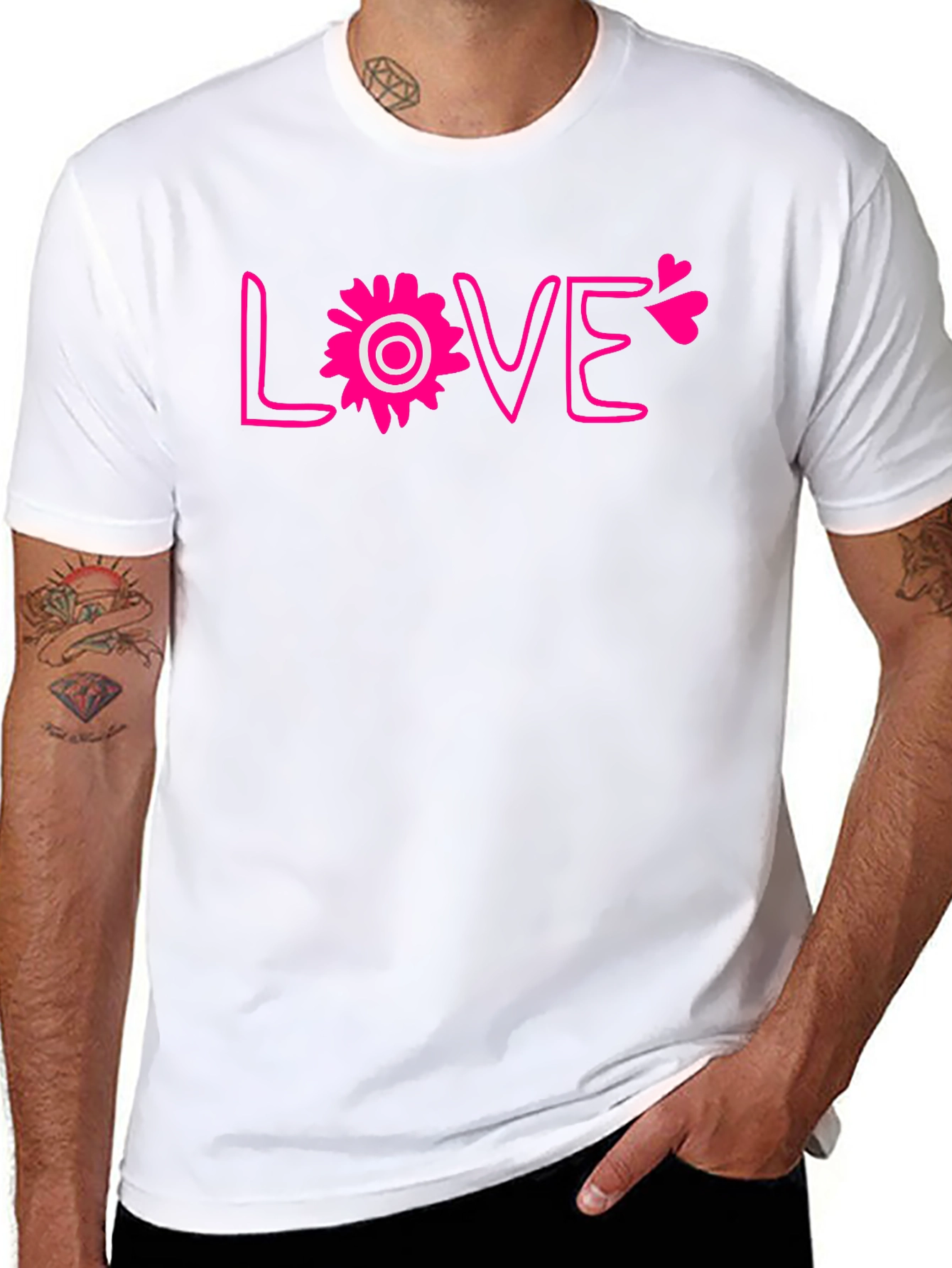 Love Flower Graphic Tee