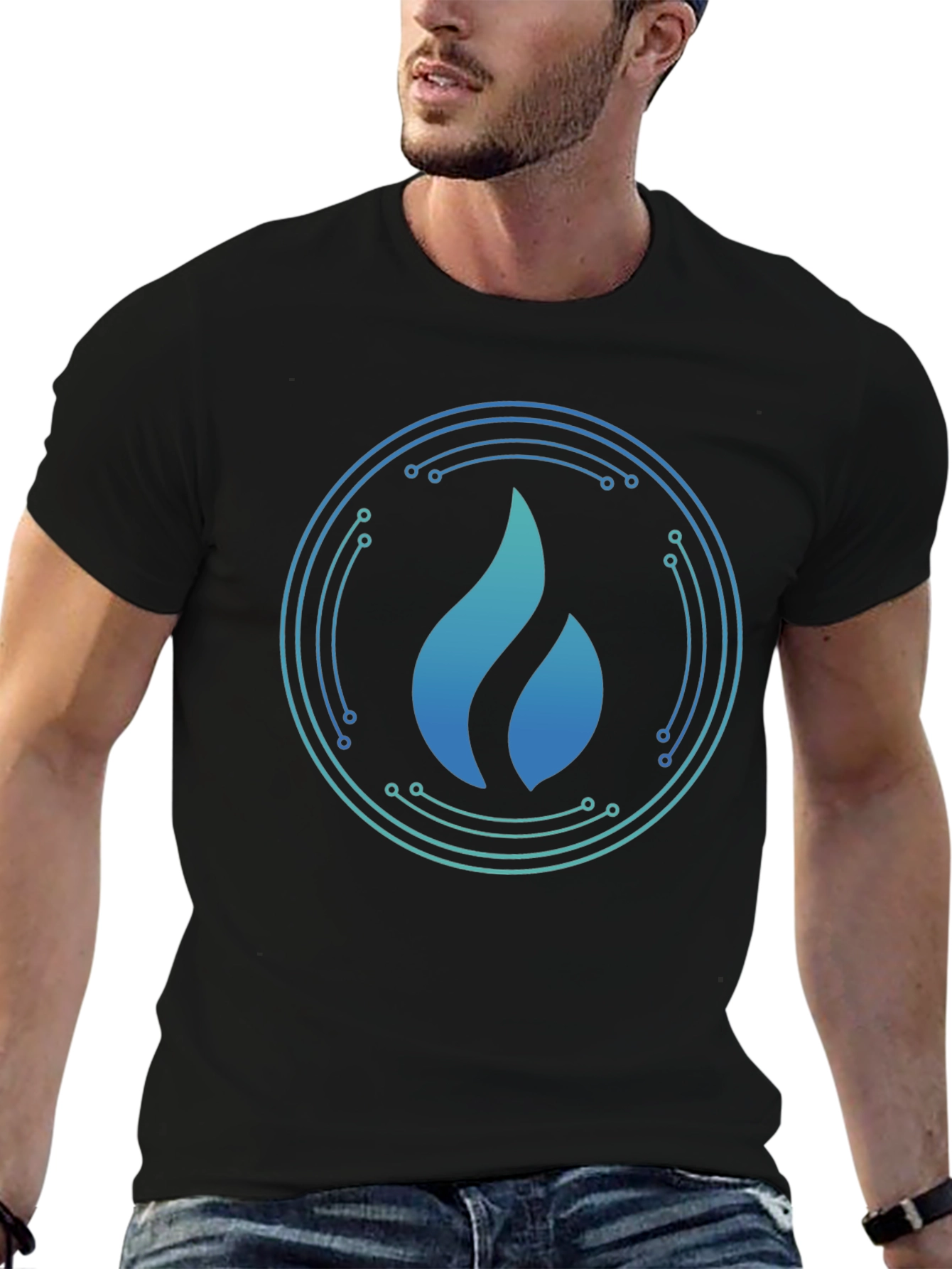 Flame Graphic T-Shirt - Stylish Casual Wear