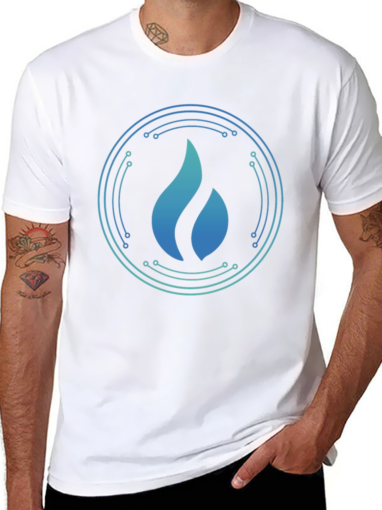 Flame Graphic T-Shirt - Stylish Casual Wear