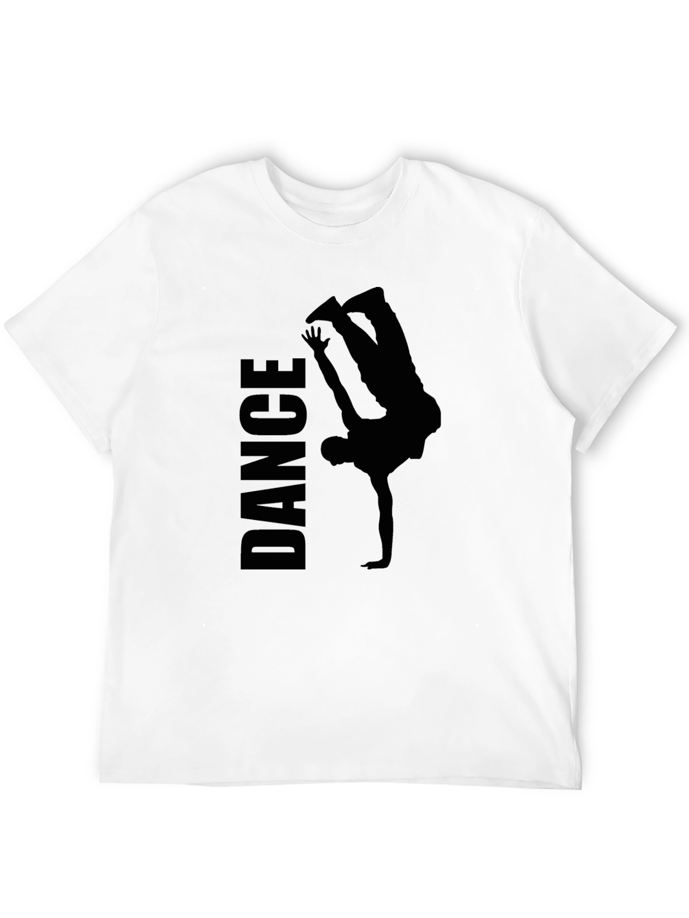 Black Dance Graphic Tee - Stylish Streetwear