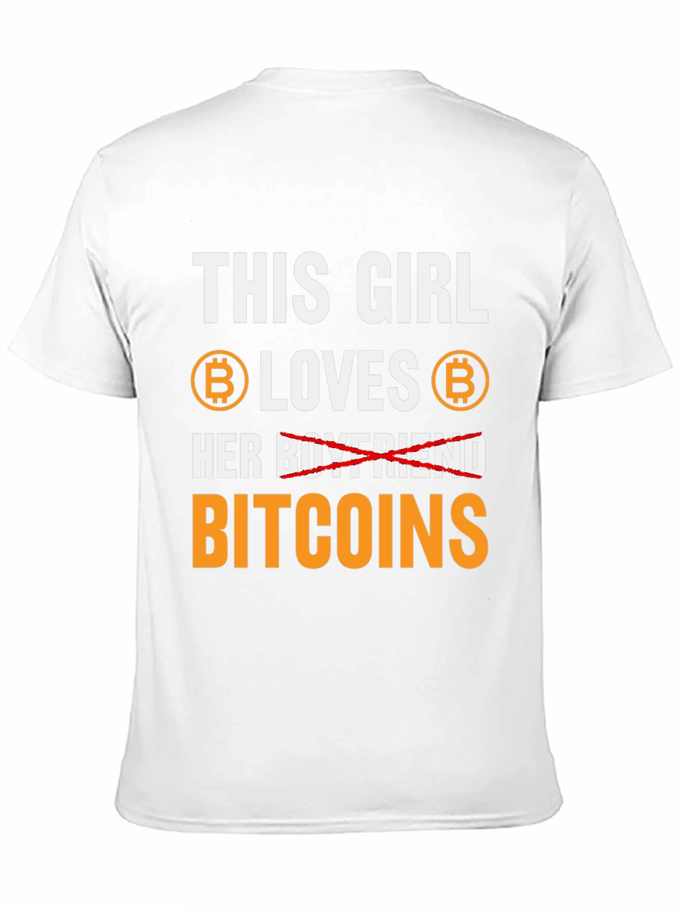 This Girl Loves Bitcoins T-Shirt Crypto HODL