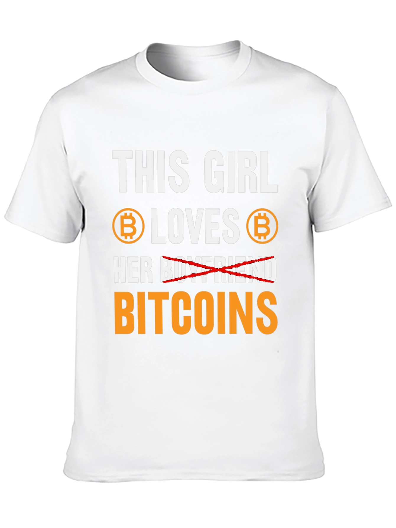 This Girl Loves Bitcoins T-Shirt Crypto HODL