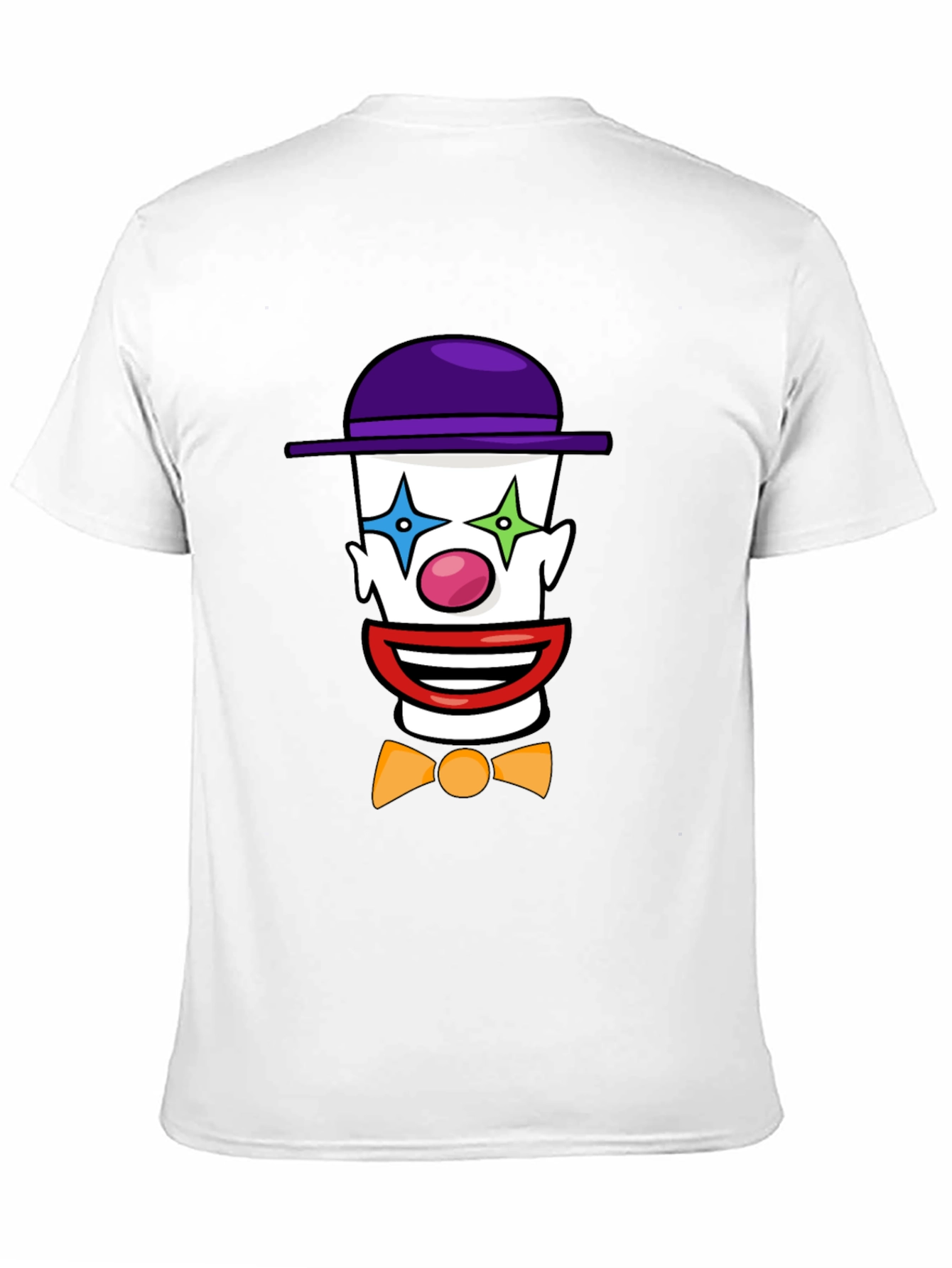 Clown Face Graphic T-Shirt - Black