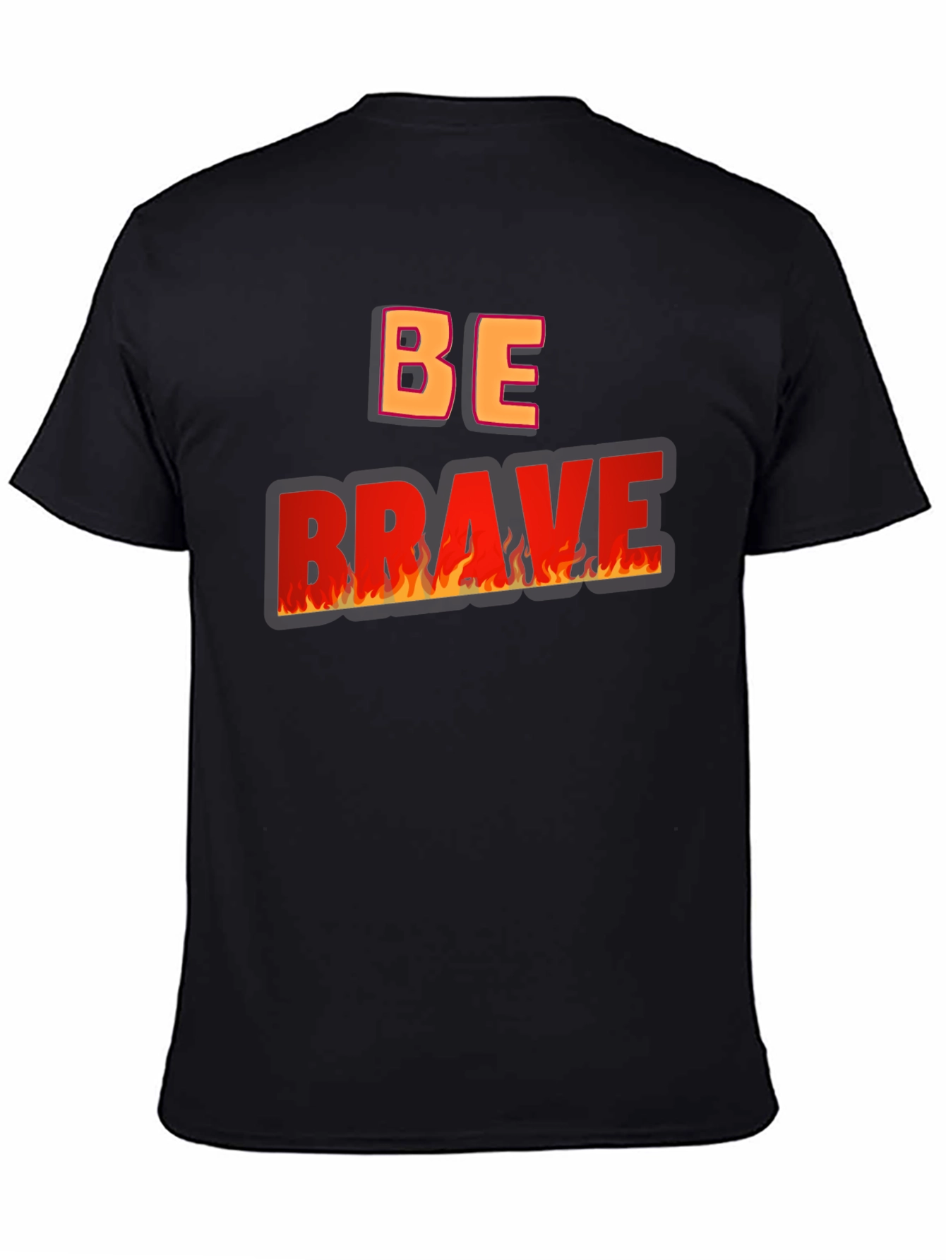Be Brave Graphic Tee - Black