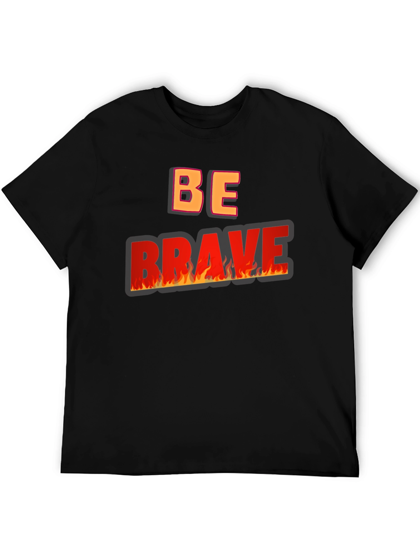 Be Brave Graphic Tee - Black