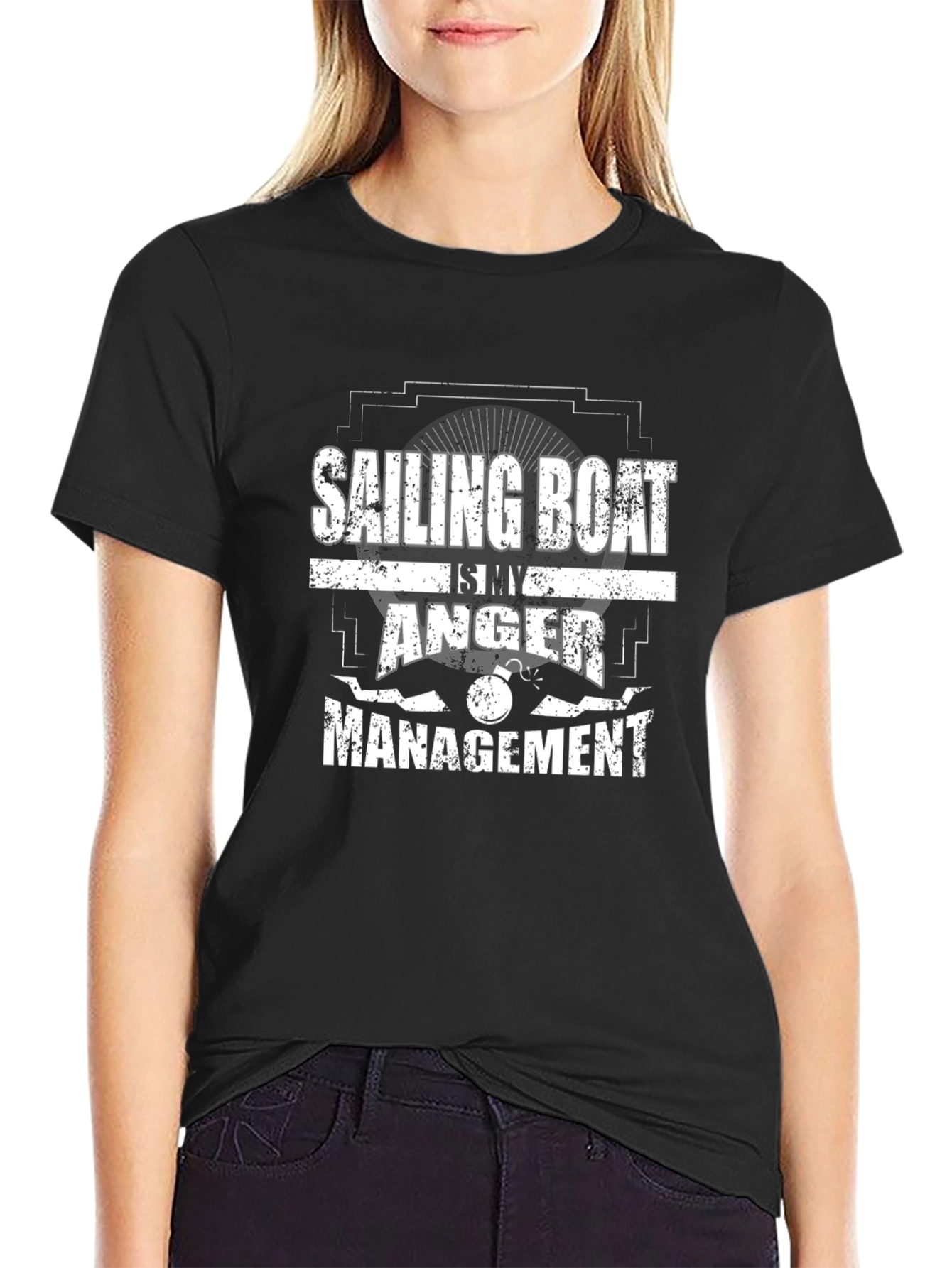 Sailing Boat Anger Management T-Shirt