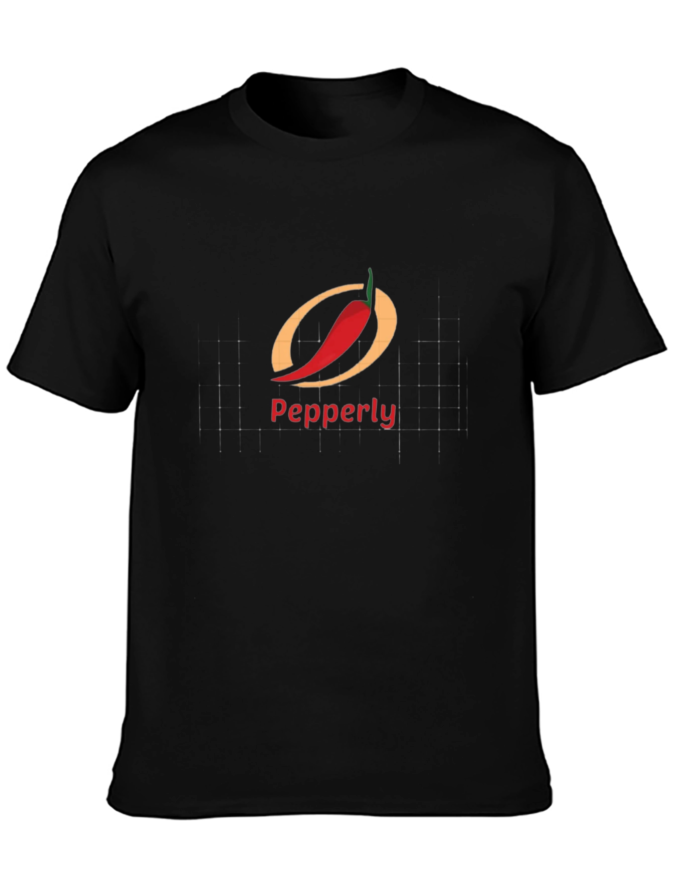 Pepperly Graphic Tee - Black Cotton T-Shirt