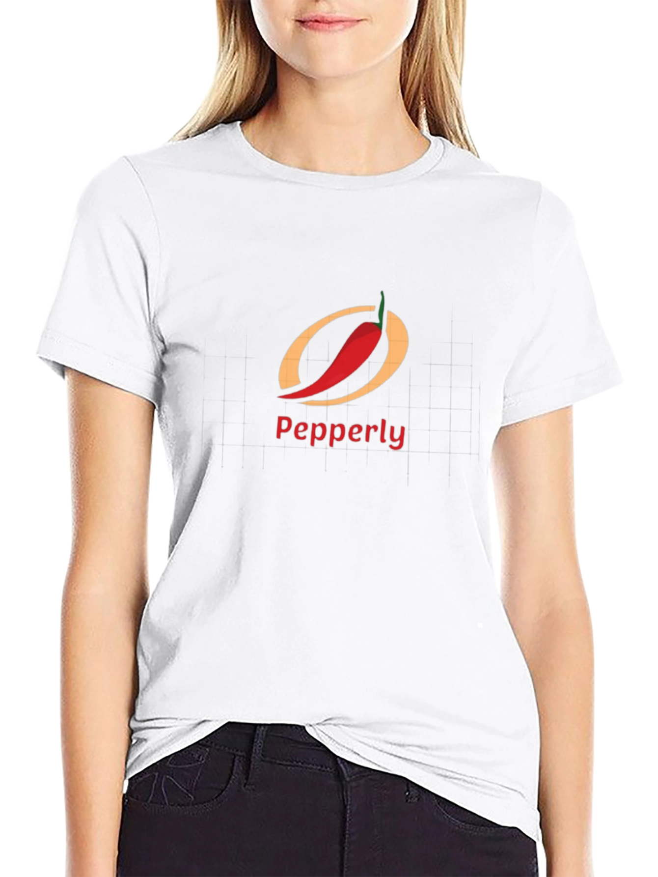 Pepperly Graphic Tee - Black Cotton T-Shirt