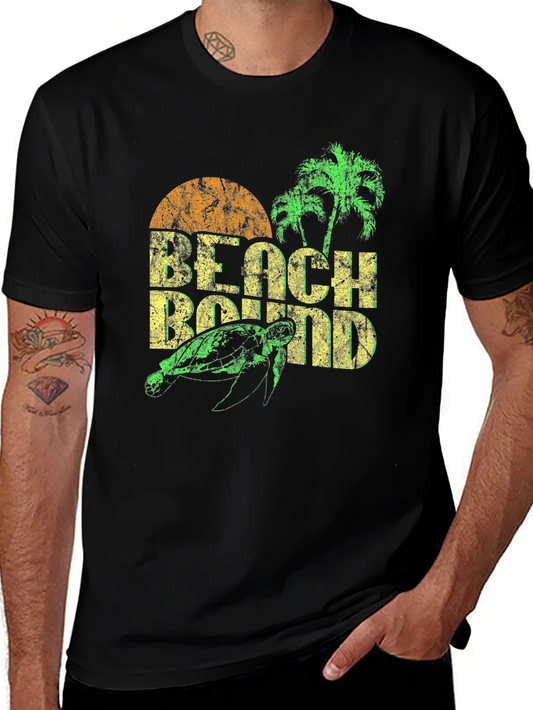 Beach Bound Turtle Graphic T-Shirt