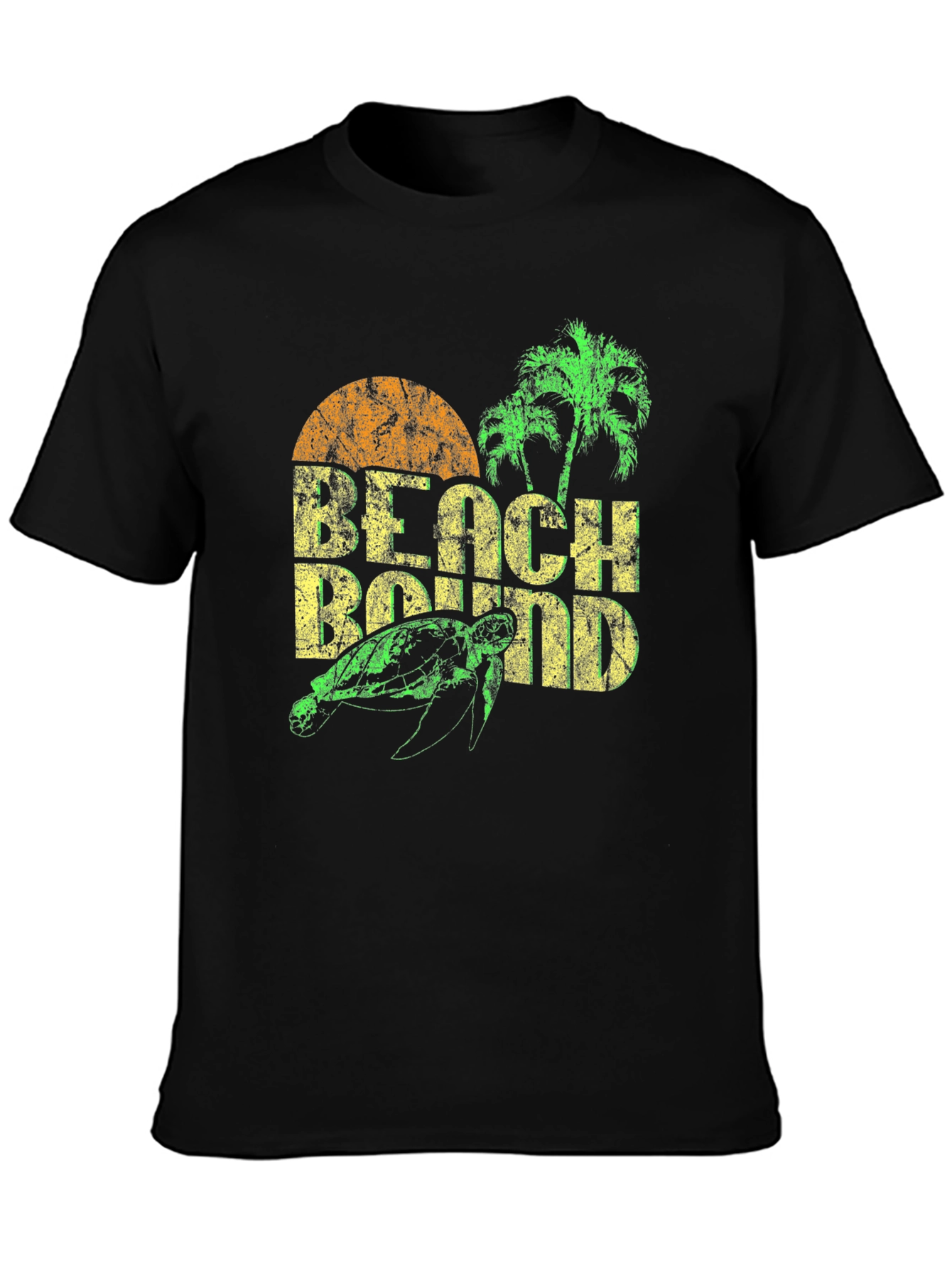 Beach Bound Turtle Graphic T-Shirt