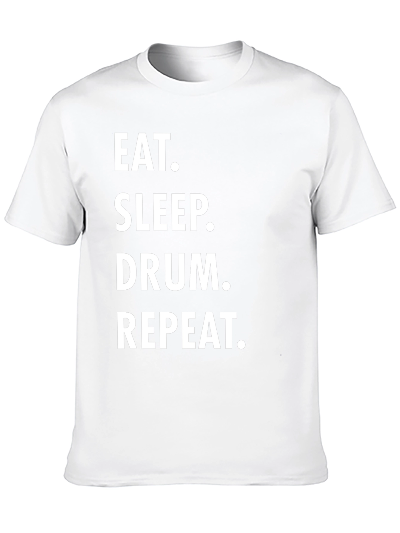 Eat Sleep Drum Repeat Black T-Shirt