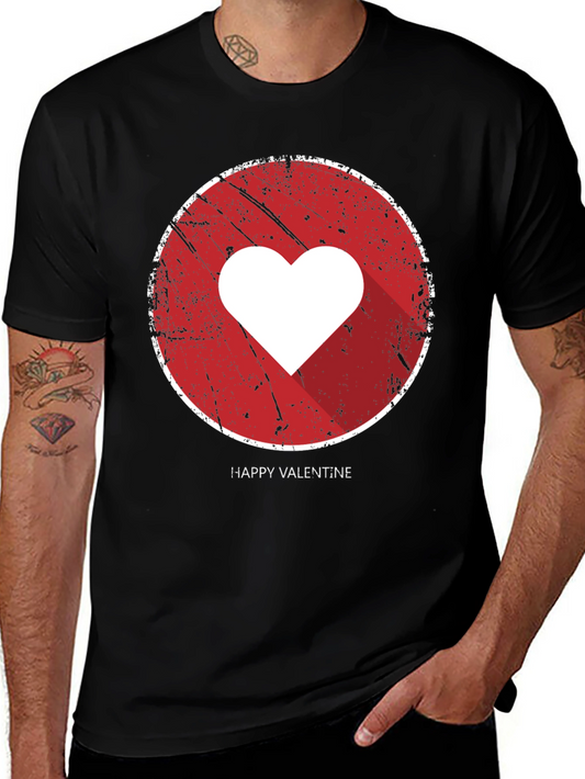 Happy Valentines Day Heart Graphic T-Shirt