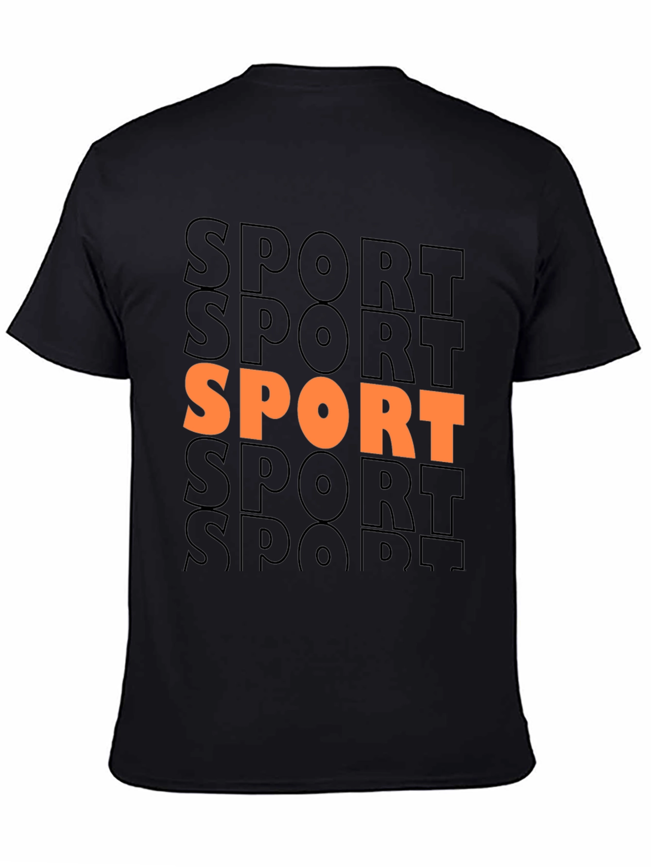Sport Graphic Print Crew Neck T-Shirt