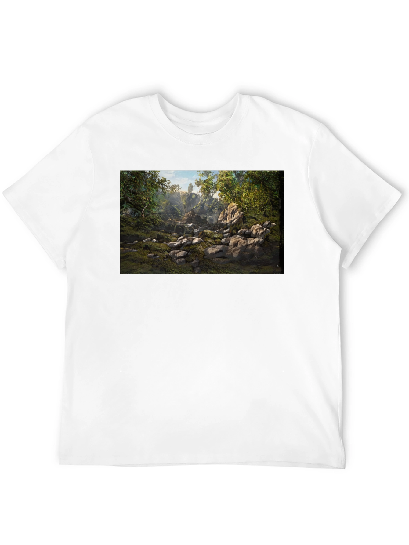 Forest Stream Graphic T-Shirt