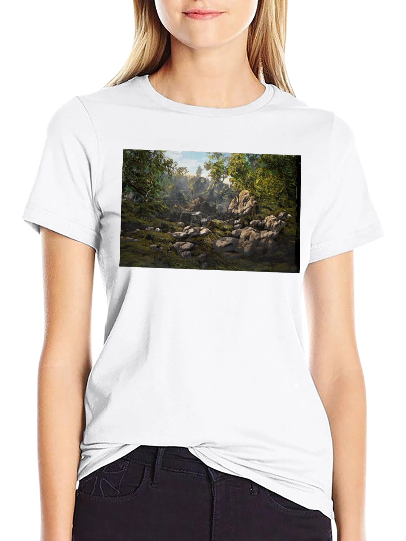 Forest Stream Graphic T-Shirt