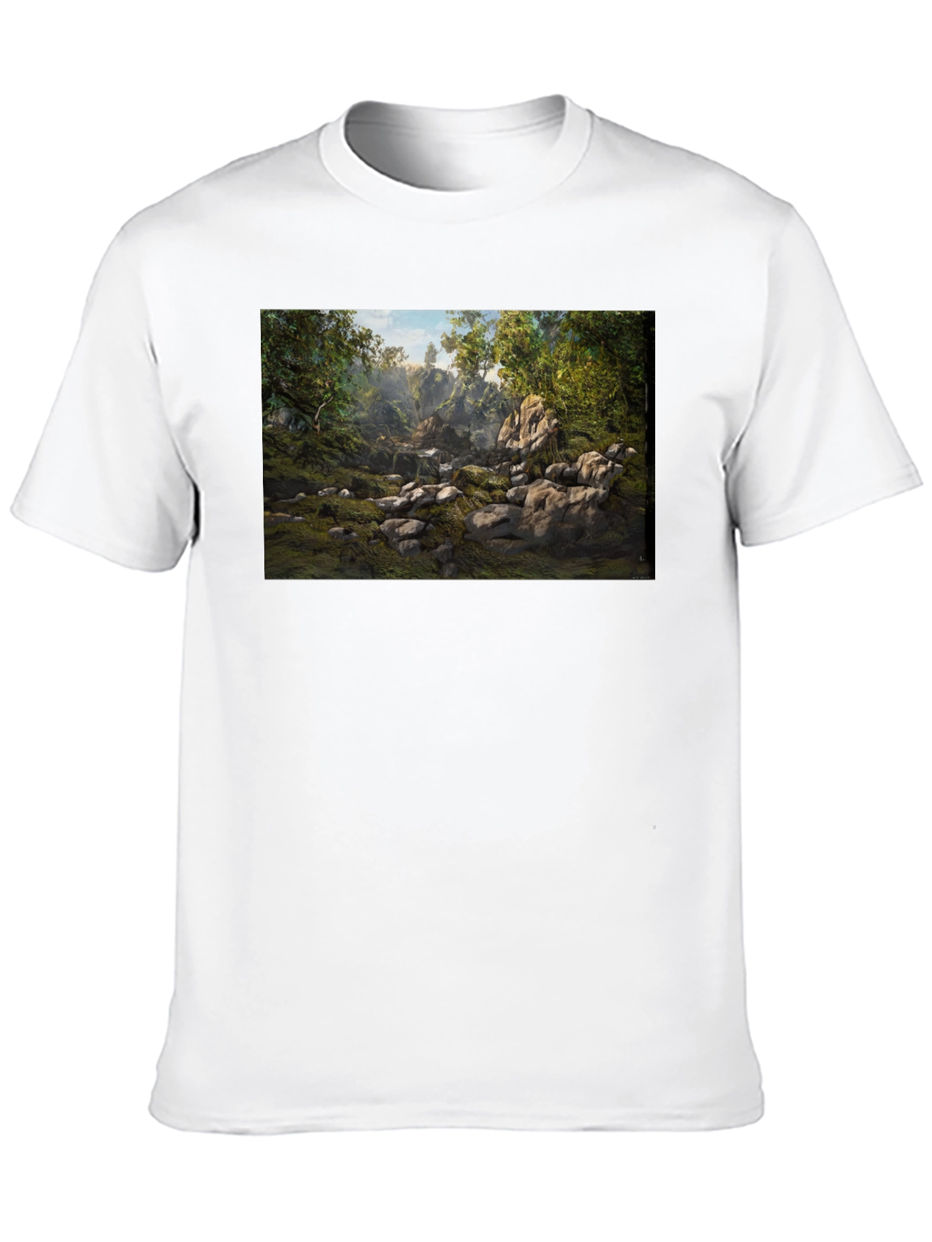 Forest Stream Graphic T-Shirt