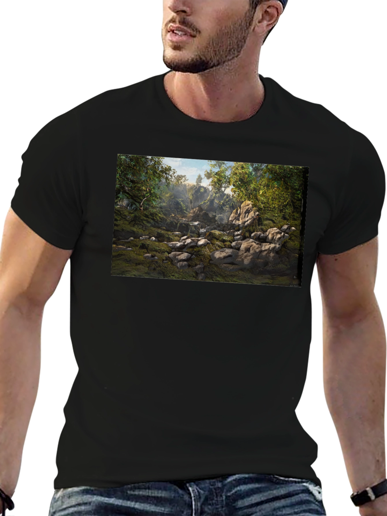 Forest Stream Graphic T-Shirt