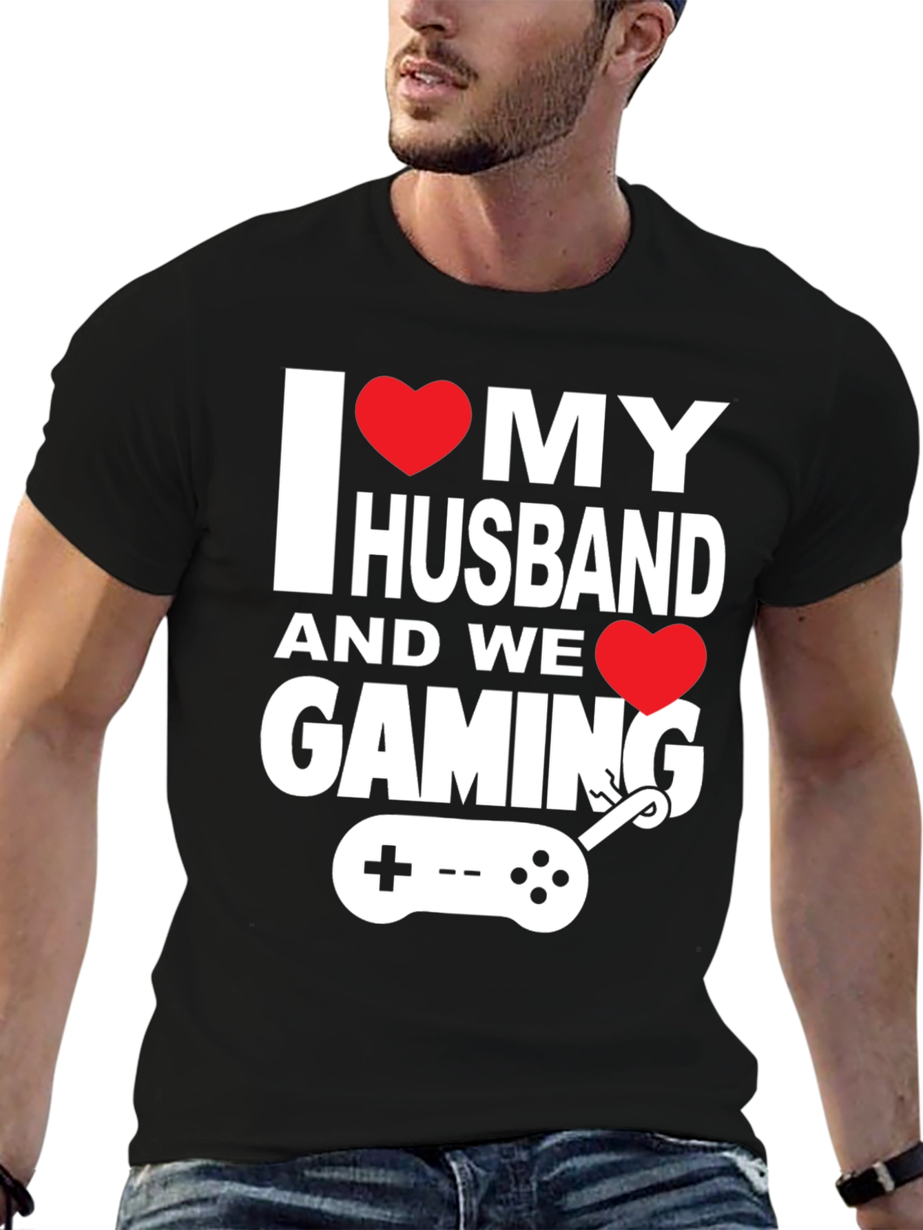 I Heart My Husband Gaming T-Shirt
