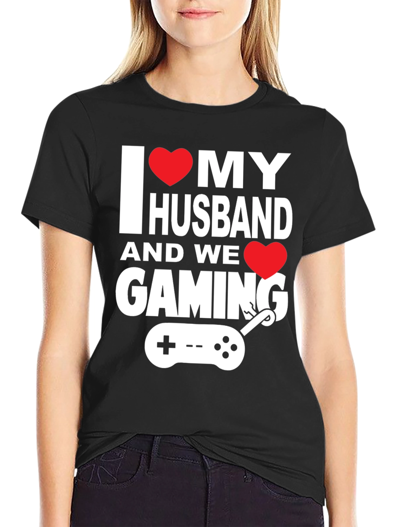 I Heart My Husband Gaming T-Shirt