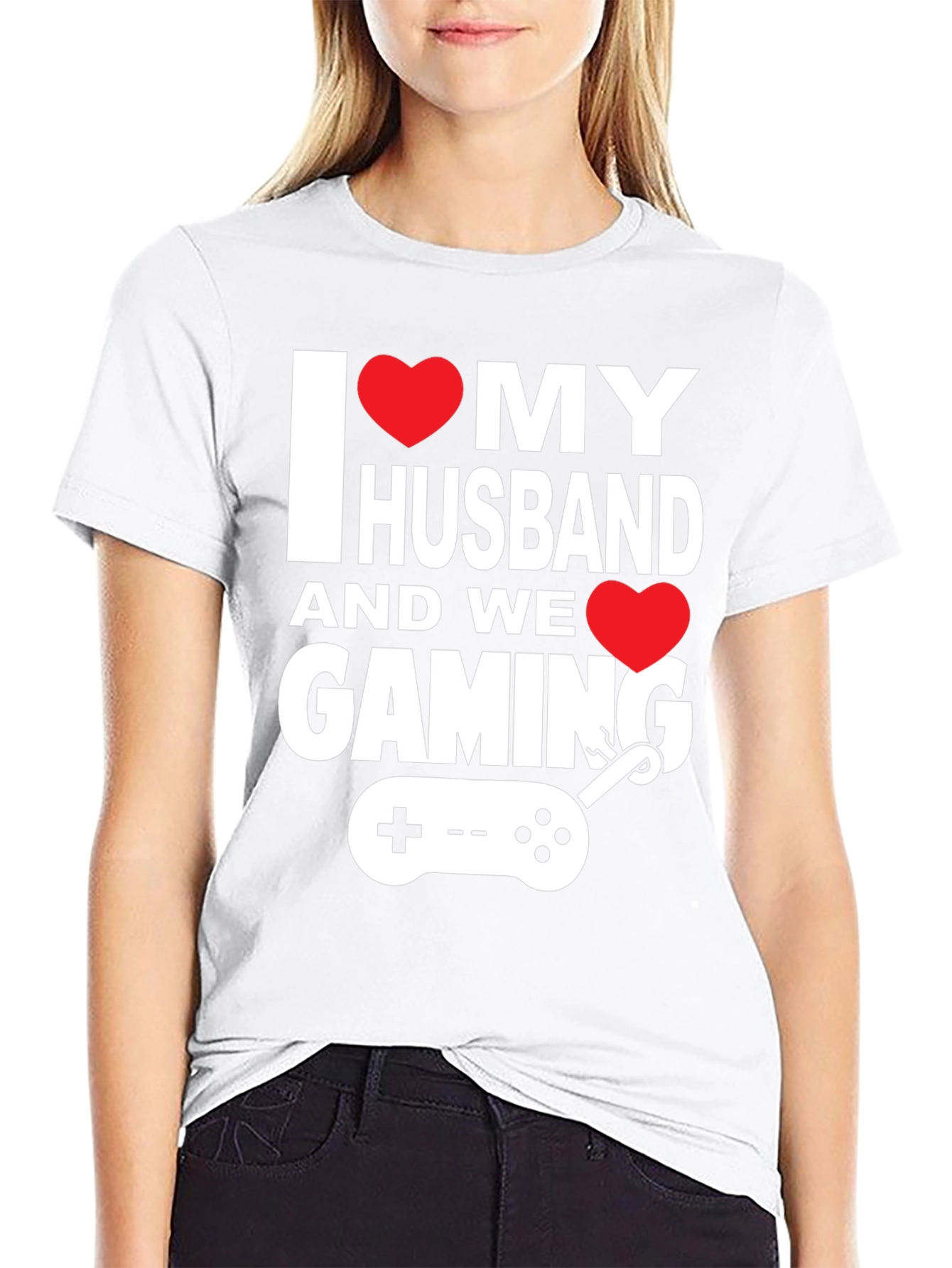 I Heart My Husband Gaming T-Shirt