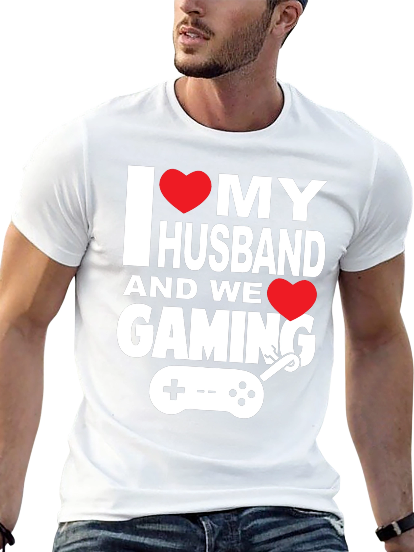 I Heart My Husband Gaming T-Shirt