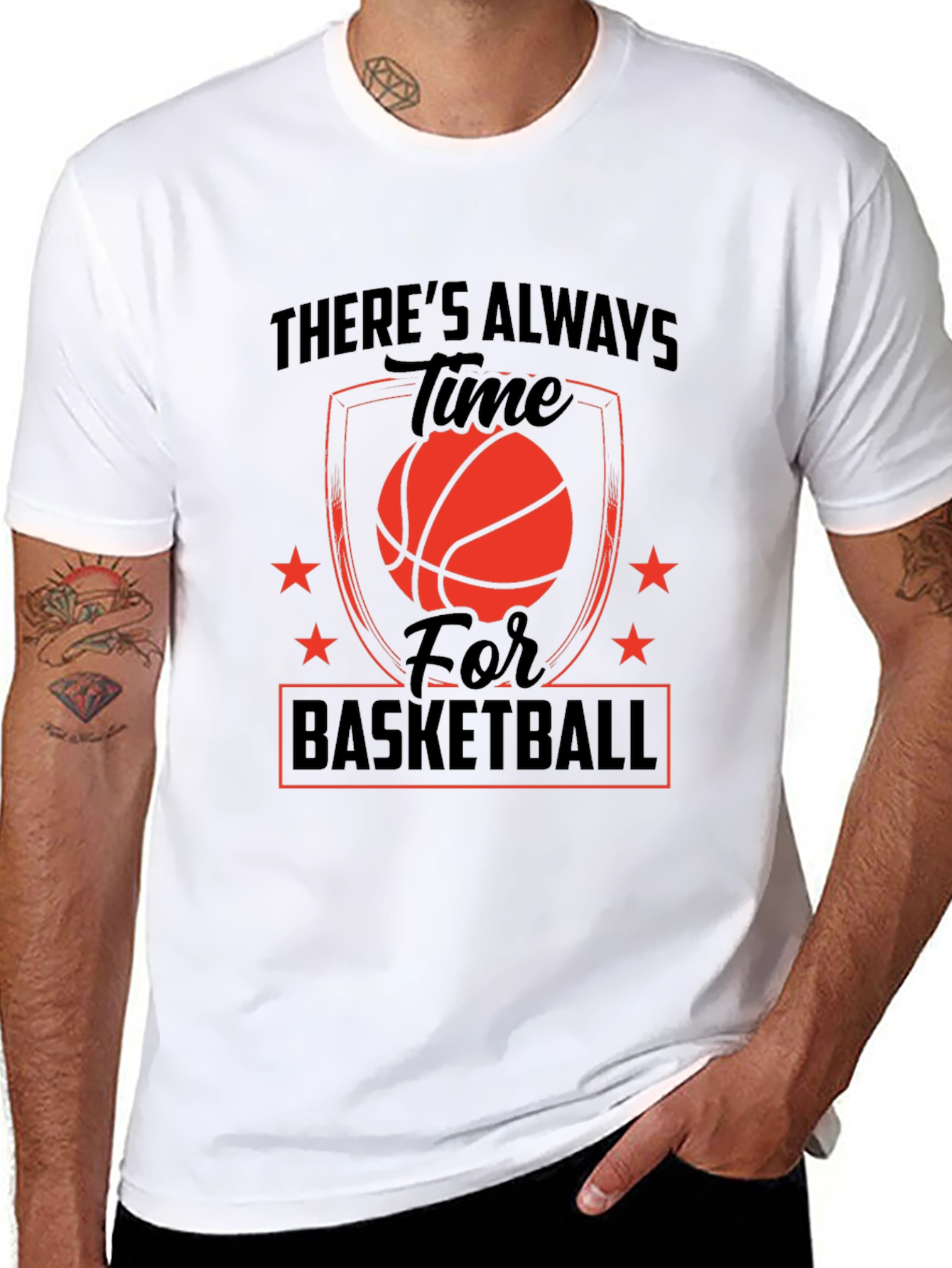 Basketball T-Shirt - Theres Always Time