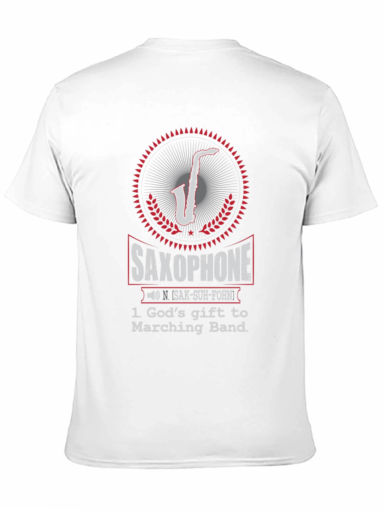 Saxophone Gods Gift T-Shirt Music Lover Tee