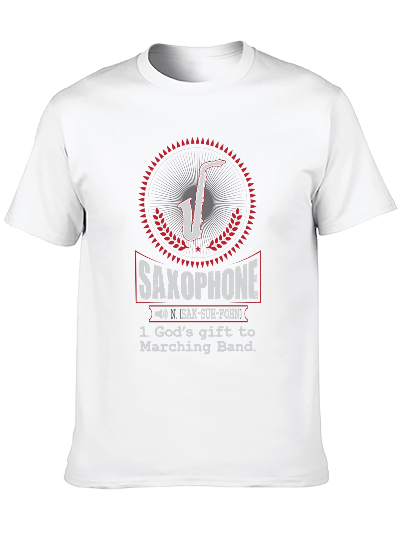 Saxophone Gods Gift T-Shirt Music Lover Tee