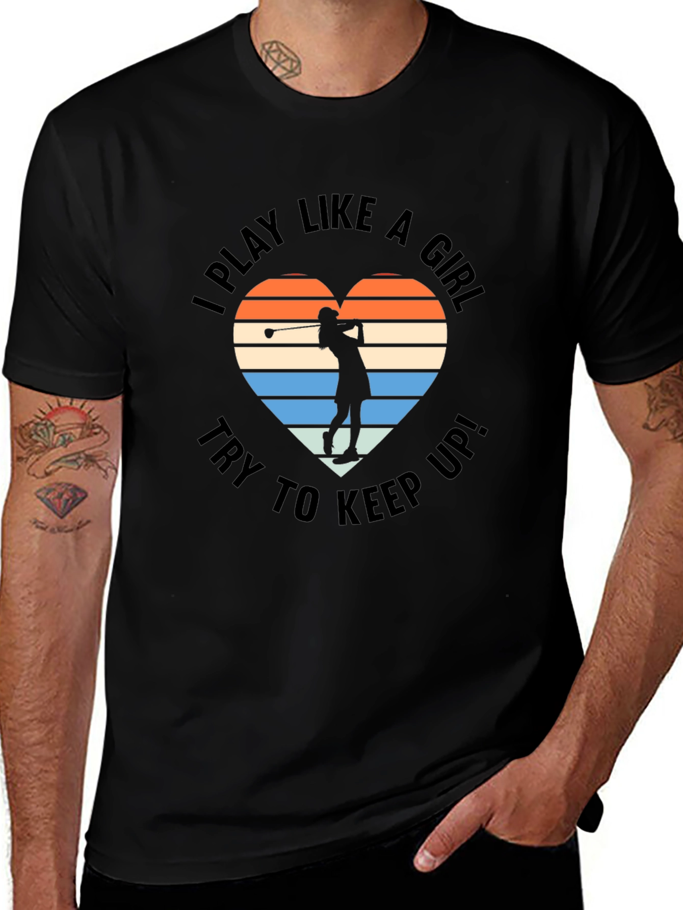I Play Like a Girl Golf T-Shirt